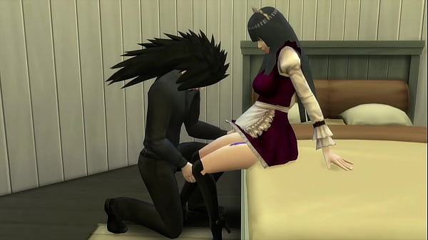 Shippuden Cap 7- The Big Party and Madara seduces shy Hinata and they end up eating her all up, fucking like a real whore, asking her for anal