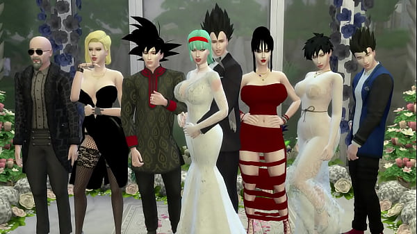 Bulma's Marriage Episode 1 Bulma Delicious Wife Marries her Beloved Husband but is Blackmailed by the Teacher and is Fucked by Black Men on her Wedding Day Netorare Hentai