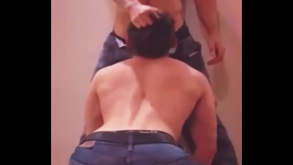 HE FUCKS ME IN THE DRESSING ROOM AND BATHROOM OF THE GYM cruising with the curious straight guy from the gym