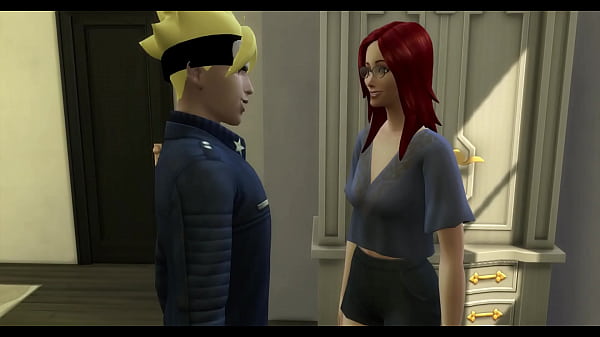 Naruto Hentai Episode 119 Naruto's friend Karin went to visit him to help him but in the end Boruto ended up fucking her like a whore, a lot of hard anal sex